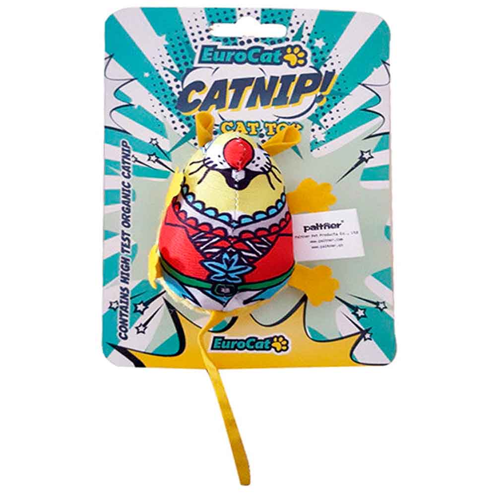 EuroCat Catnipli Tombik Fare Kedi Oyuncağı 16 Cm